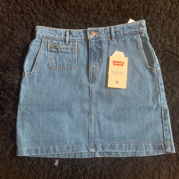 Levi's Orange Tag Denim Skirt - Picture 2 of 10